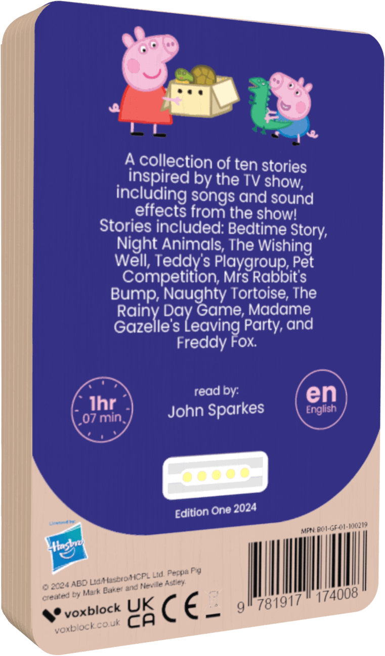 Peppa Pig: Peppa's Bedtime Stories (Audiobook)