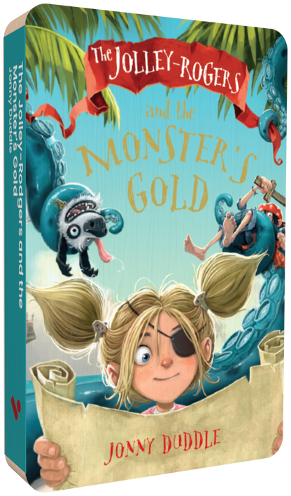 The Jolley-Rogers and the Monster's Gold (Audiobook)