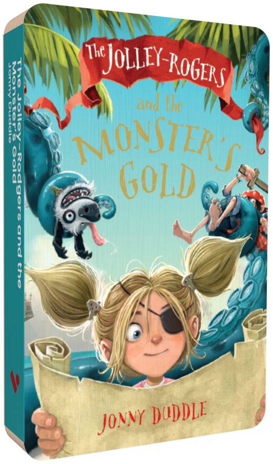 The Jolley-Rogers and the Monster's Gold (Audiobook)