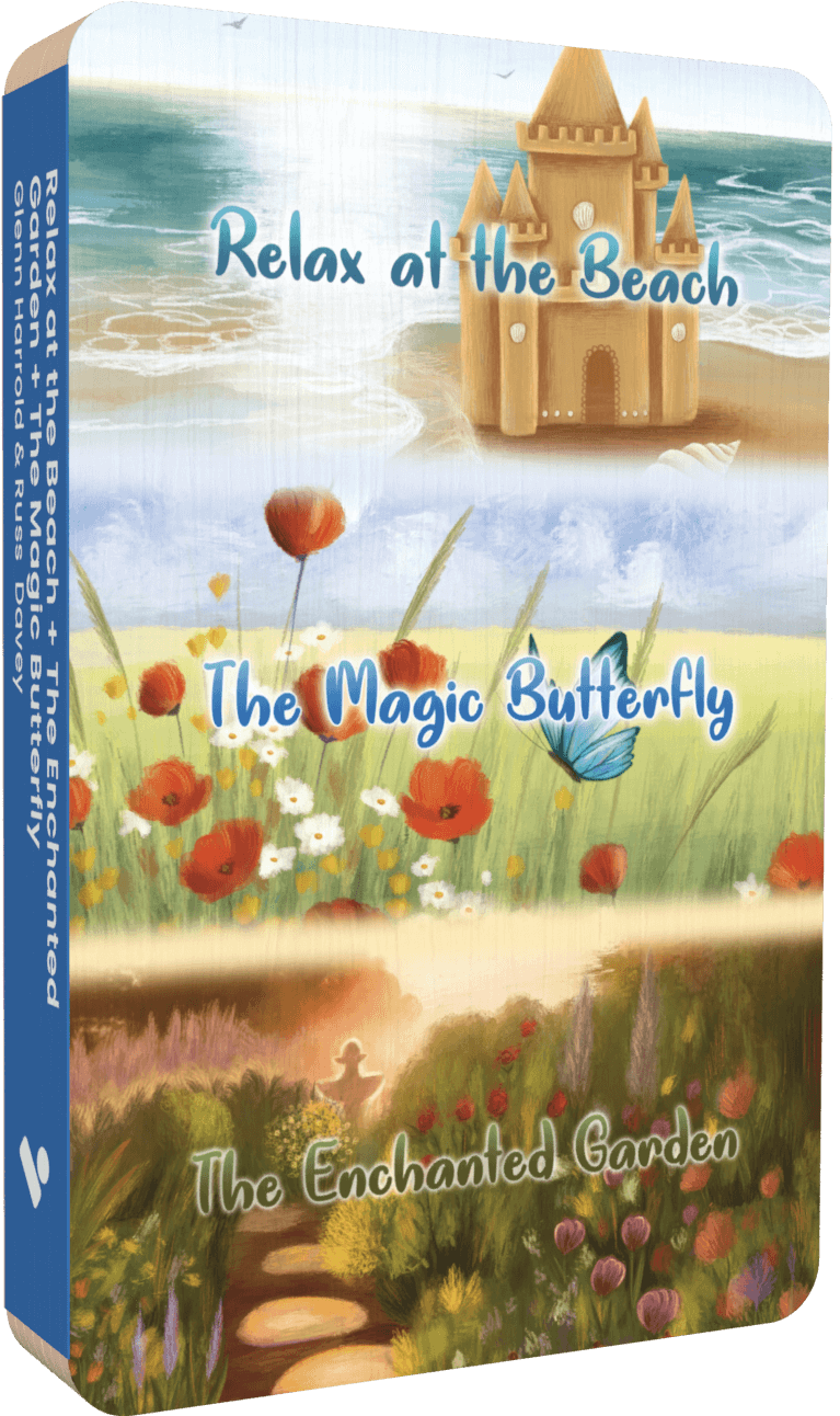 Relax at the Beach + The Enchanted Garden + The Magic Butterfly (Audiobook)