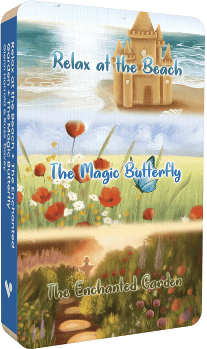 Relax at the Beach + The Enchanted Garden + The Magic Butterfly (Audiobook)