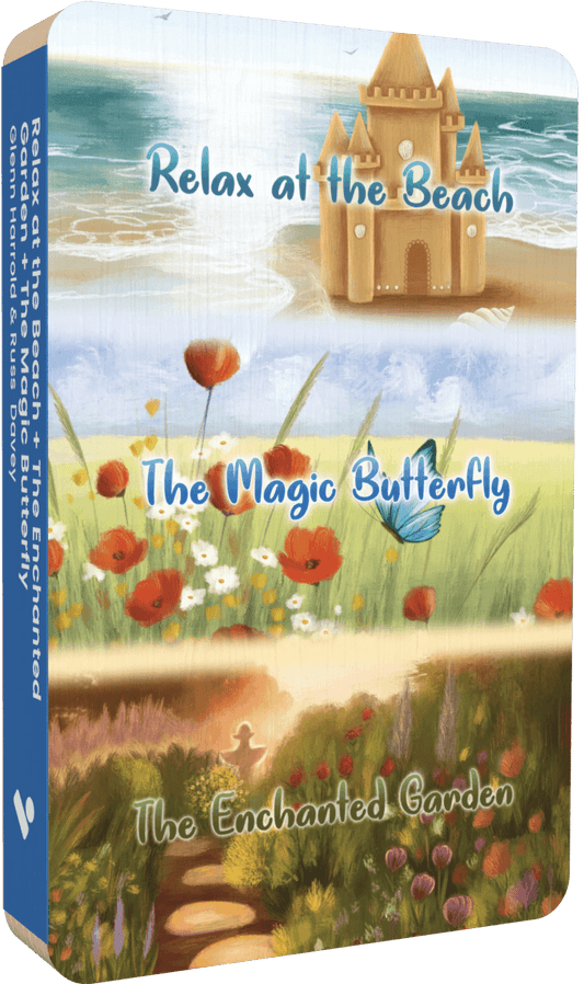 Relax at the Beach + The Enchanted Garden + The Magic Butterfly (Audiobook)