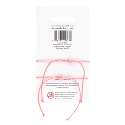 Pair of Bestie Enamel Heart Charm Bracelets