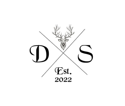 Personalised Rubberwood Cheese Board With Wire Slicer - Stag