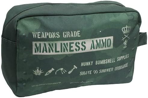Miltary Heritage Manliness Ammo Canvas Wash Bag