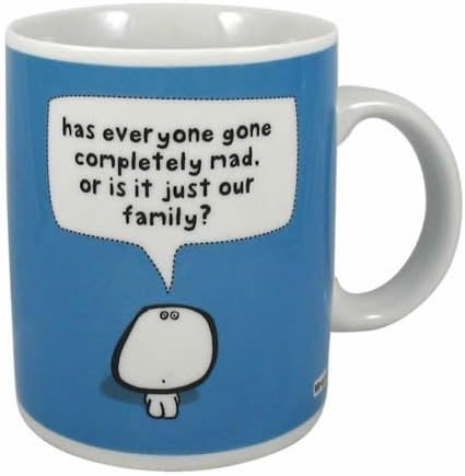 Humour Ceramic Gift Boxed Mug - Has everyone gone completely mad, or is it just our family?