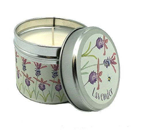 Emma Ball - Lavender Scented Candle TIn - Relaxation - 35 Hour Burn Tin