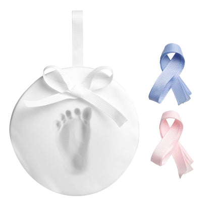 Babyprints Keepsake Hand / Foot Print Hanging Ornament, White
