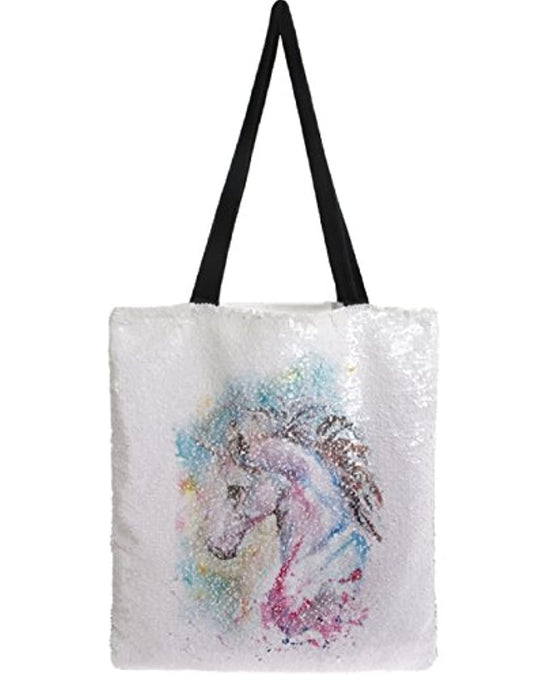 Unicorn Sequin Shopper Bag