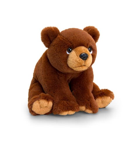 Wild Animals KEEL SOFT TOYS 20cm GRIZZLY BEAR