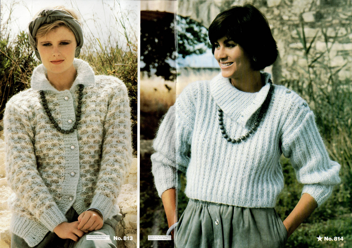 Vintage Wendy Knitting Pattern Book: Monet & Matisse 2 (Patterns 812-823)