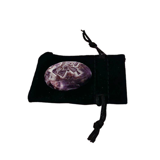 Thumb Worry Stone with Pouch