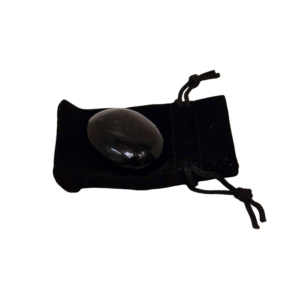 Thumb Worry Stone with Pouch