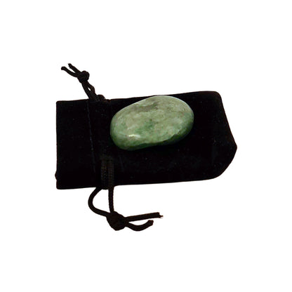 Thumb Worry Stone with Pouch