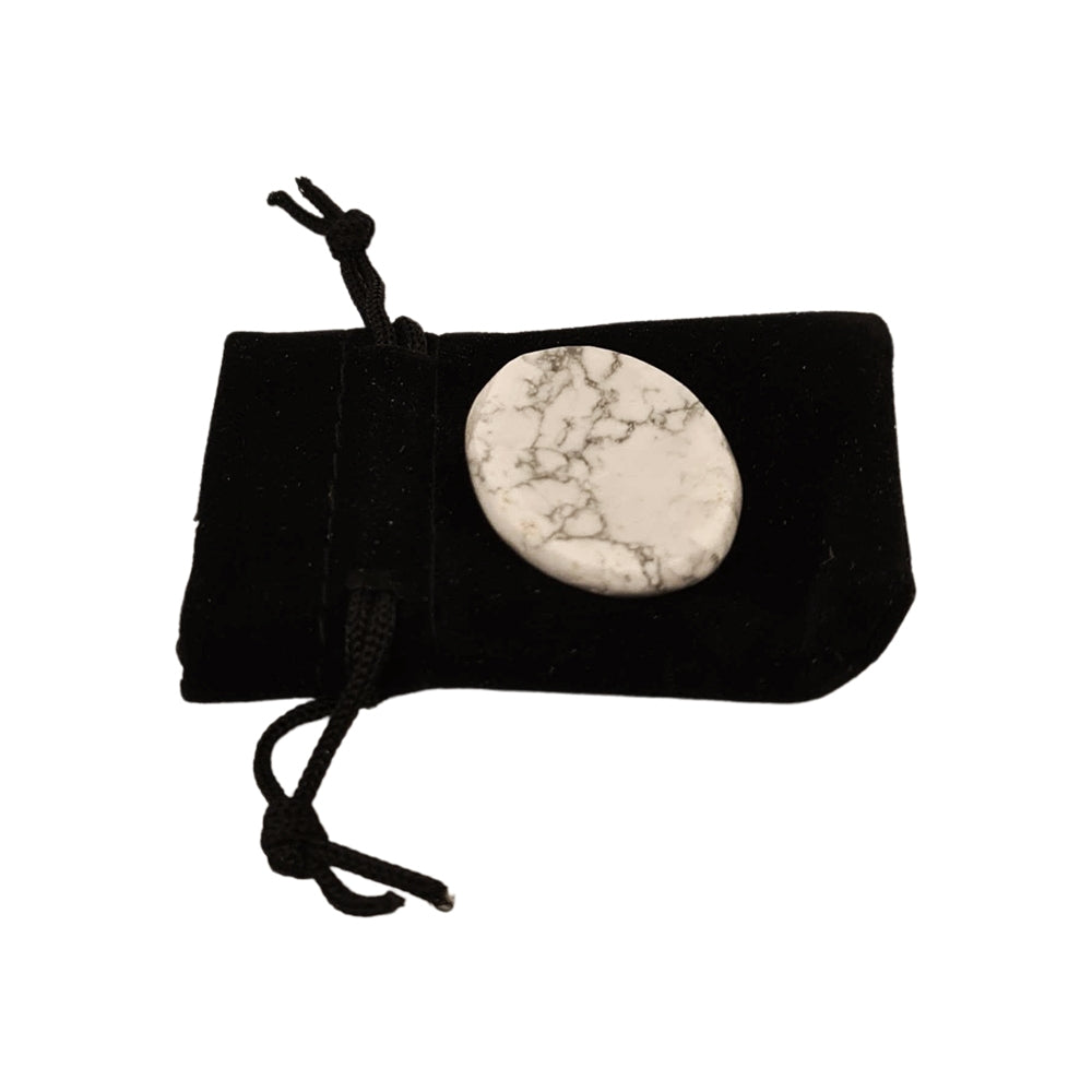 Thumb Worry Stone with Pouch
