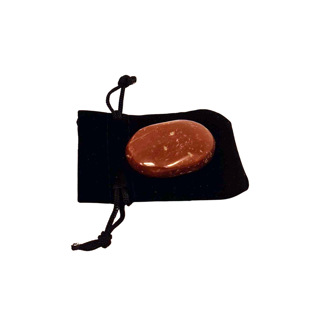 Thumb Worry Stone with Pouch
