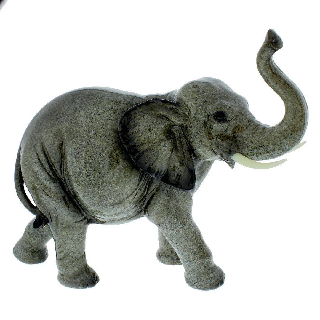 Natural World Collection Elephant Brown Marble Effect