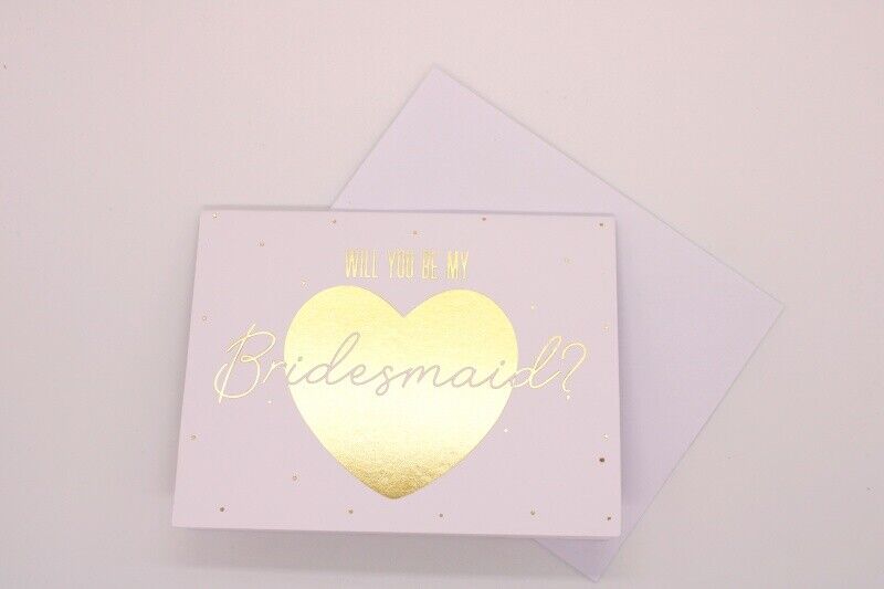 'Will You Be My Bridesmaid?' Card & Envelope