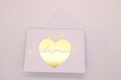 'Will You Be My Bridesmaid?' Card & Envelope
