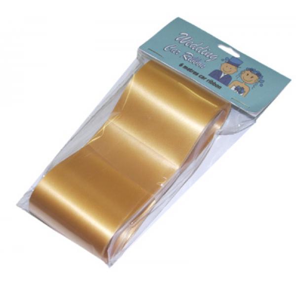 Decorative Wedding Car Ribbon, 6 Metres x 50mm, Various Colours