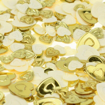 Foil Hearts Table Scatter Confetti, Choice of Colours