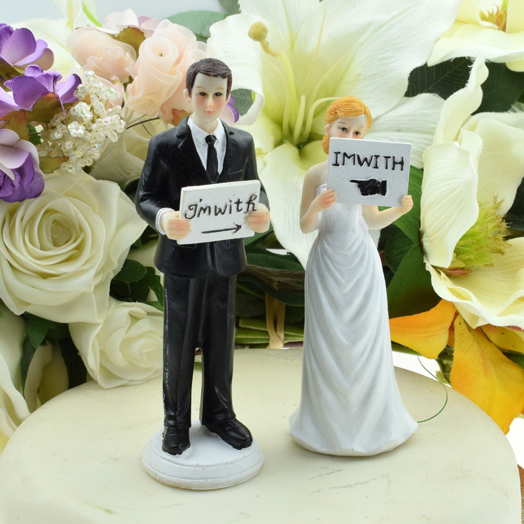 I'm with .... Cake Topper