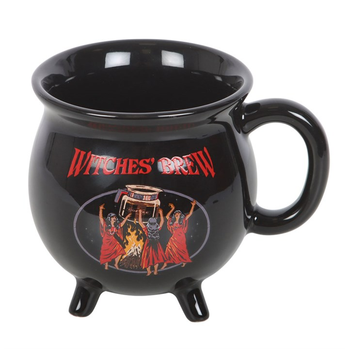 Witches' Brew Cauldron Mug by Steven Rhodes