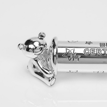 Twinkle Twinkle Silverplated Birth Certificate Tube *(36/24)*