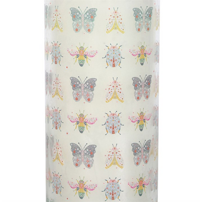 Floral Bug Garden Rose Tube Candle