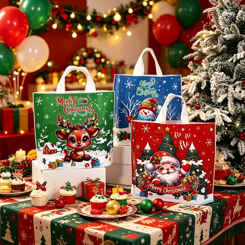 Christmas Gift Carrier Bag - Assorted Colours