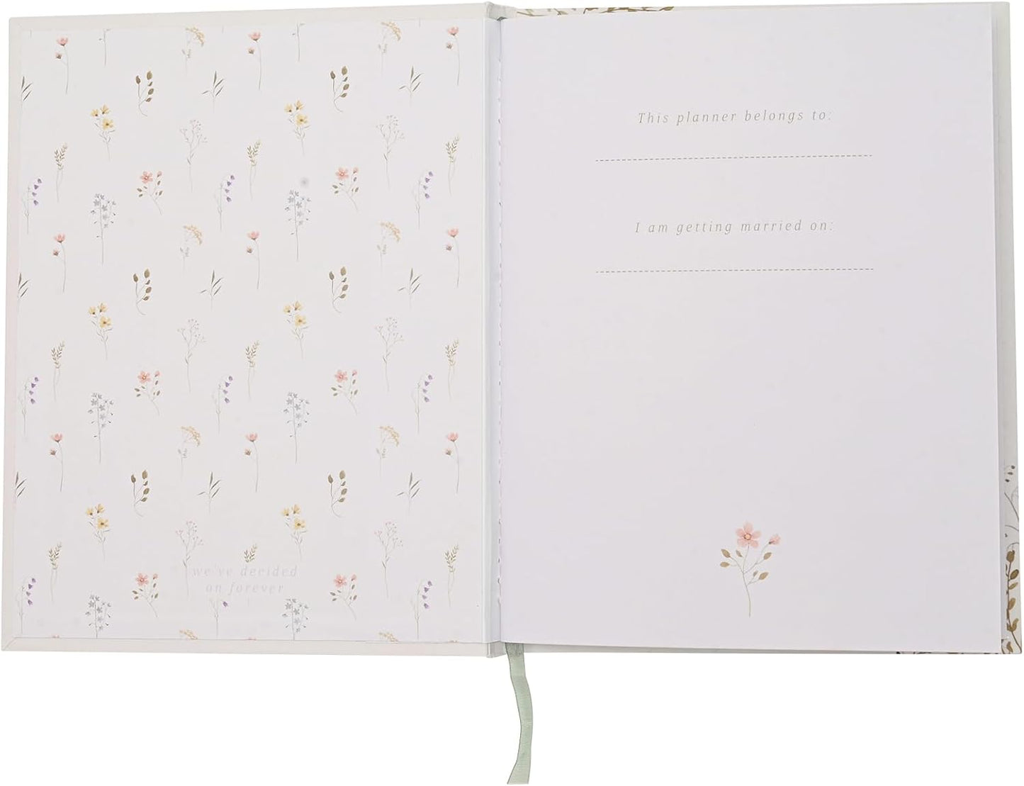 Love Story - Wildflower Wedding Planner Book and Organiser for the Bride