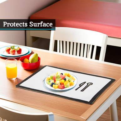 Set Of Four Doodle 'Grubs Up' Placemats