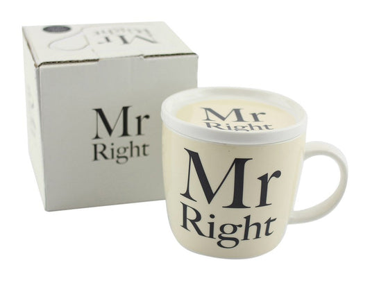 Leonardo "Mr Right" Mug and Coaster Set