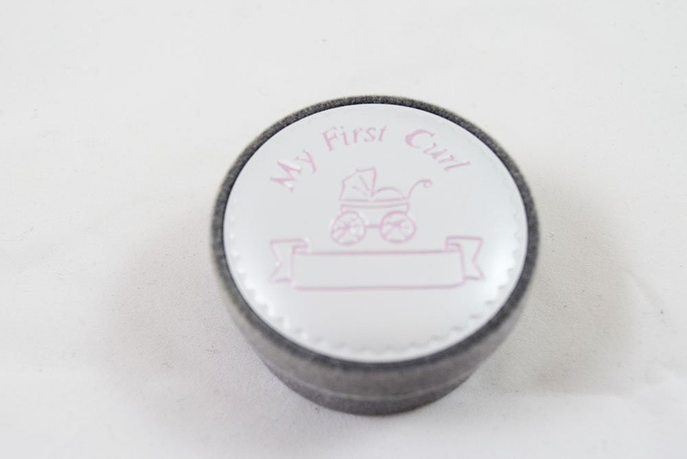 Its A Girl Frame My First Curl Tooth Gift Set New Baby Pink Picture Keepsake