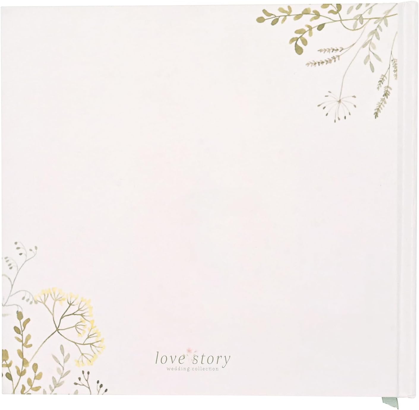 Love Story - Wildflower Wedding Album - Keepsake Picture/Photo Album Perfect for Engagement/Bridal Shower