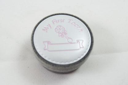 Its A Girl Frame My First Curl Tooth Gift Set New Baby Pink Picture Keepsake