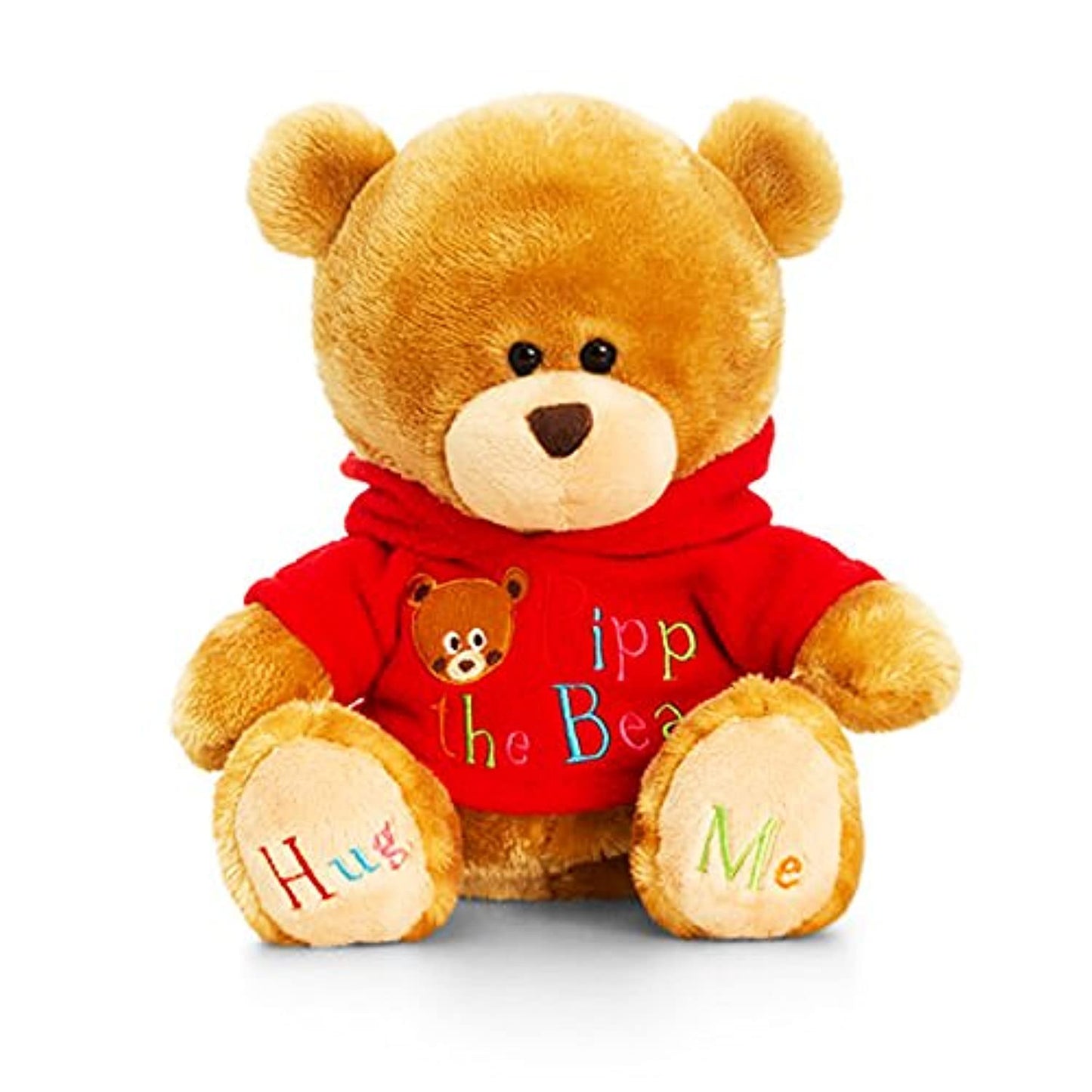 Keel Toys Pipp The Bear Plush Toy With Red Hoody (20cm)