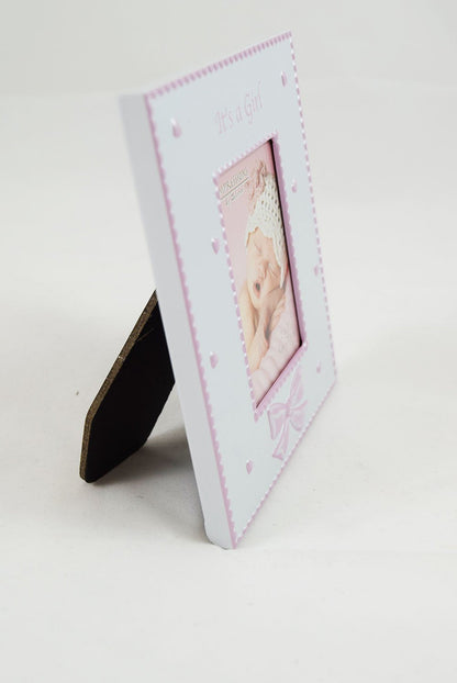 Its A Girl Frame My First Curl Tooth Gift Set New Baby Pink Picture Keepsake