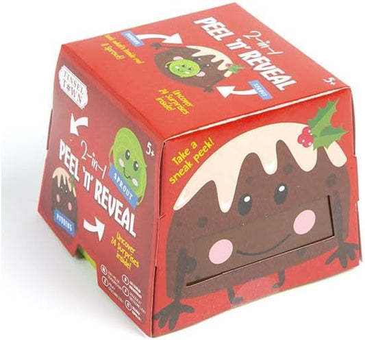 Christmas Peel & Reveal Pass the Parcel Game – Fun Xmas Party Game for Kids & Adults