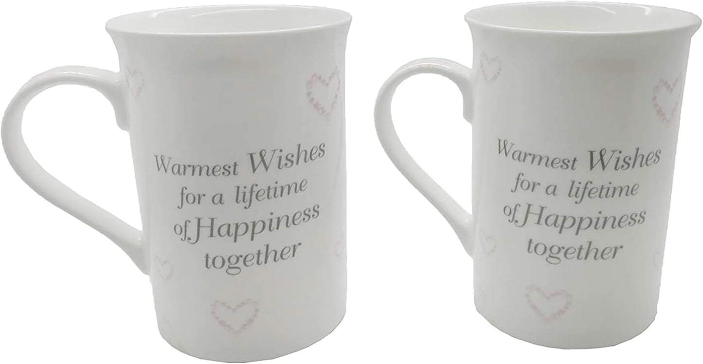 Wedding Day Mugs Gift Set by Lesser & Pavey