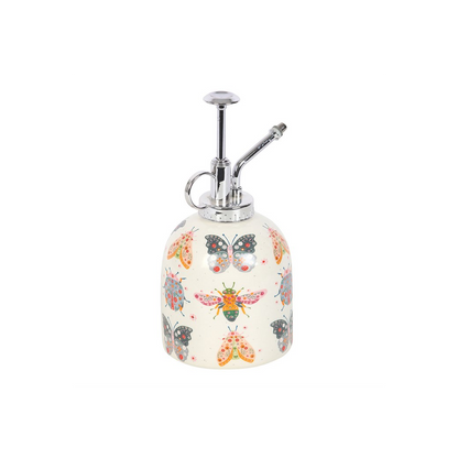 Floral Bug Print Ceramic Plant Mister