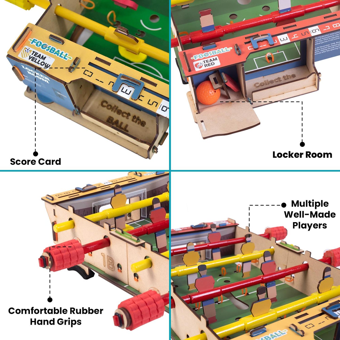 Smartivity Foosball - Build-It-Yourself Multiplayer STEAM Board Game