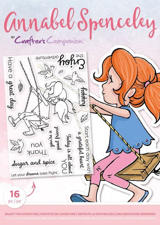 Annabel Spenceley Photopolymer Stamp - Enjoy the Adventure