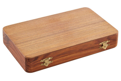 Churchill Games Brown Wood Backgammon Game