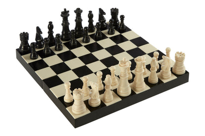 Churchill Games Black And White Foldable Chess Set