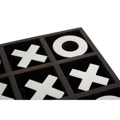 Churchill Games Black Wood Noughts And Crosses