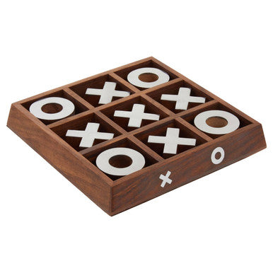 Churchill Games Brown Wood Noughts And Crosses