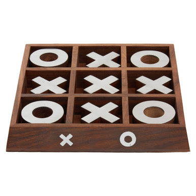 Churchill Games Brown Wood Noughts And Crosses