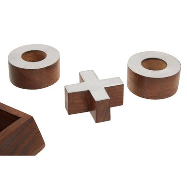 Churchill Games Brown Wood Noughts And Crosses