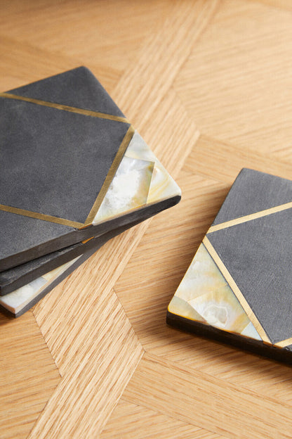 Set Of Four Slate Coasters